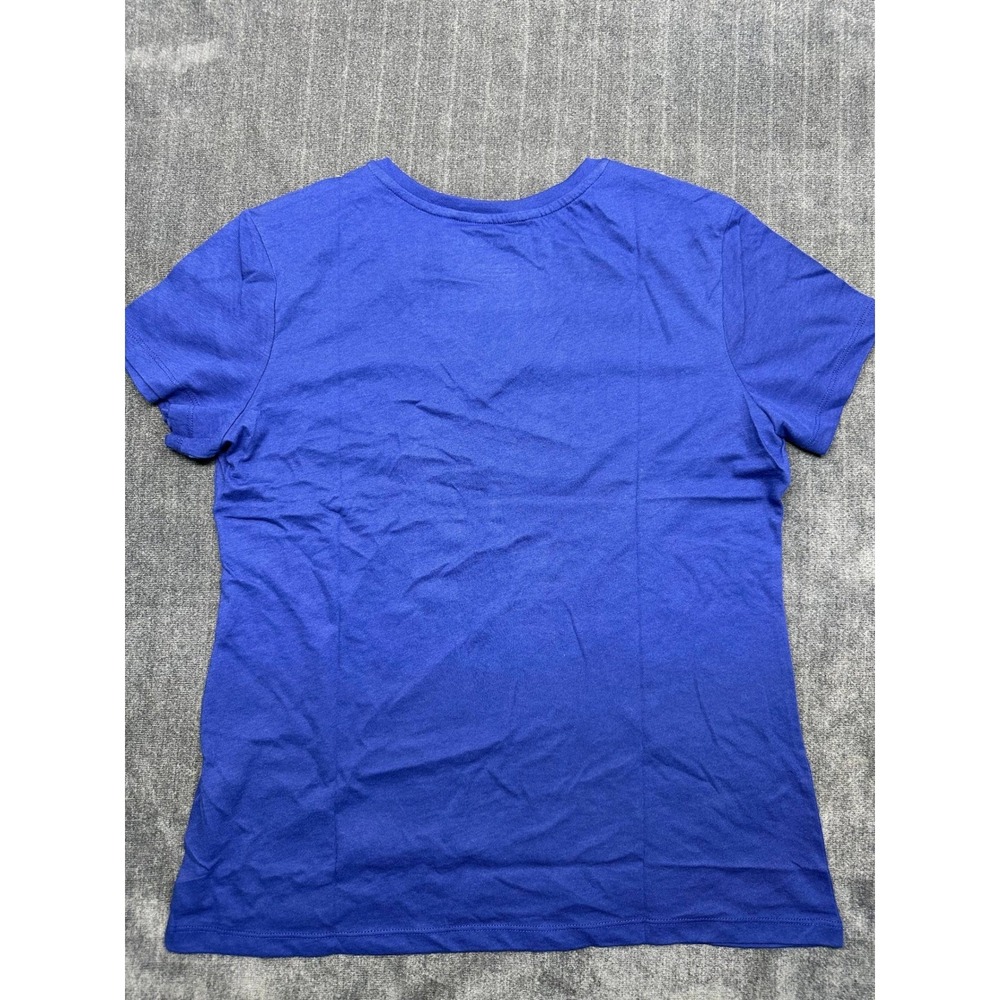 Nautica Mens Sustainably Crafted Super Soft V-Neck T-Shirt Marina Blue Large NEW - Picture 6 of 10